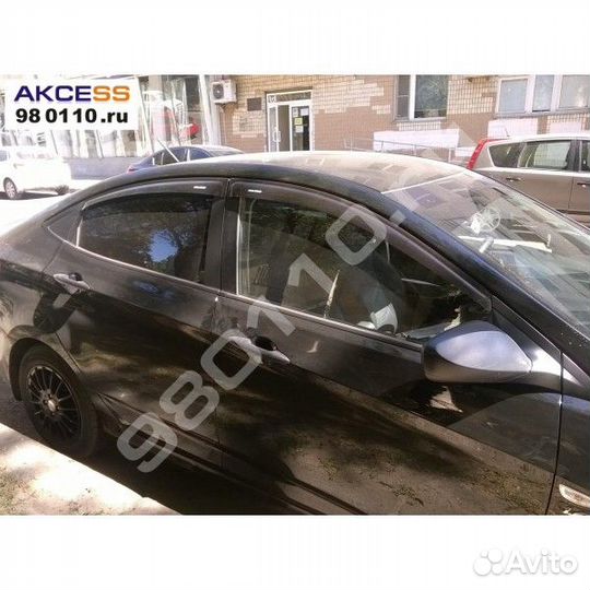 Дефлекторы Hyundai Solaris 1 седан (2010-2017)