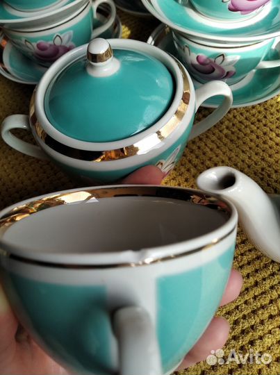 Полонное 12 персон. Винтажный фарфор