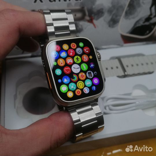 Смарт часы Apple watch 8 Ultra 49mm LUX качества