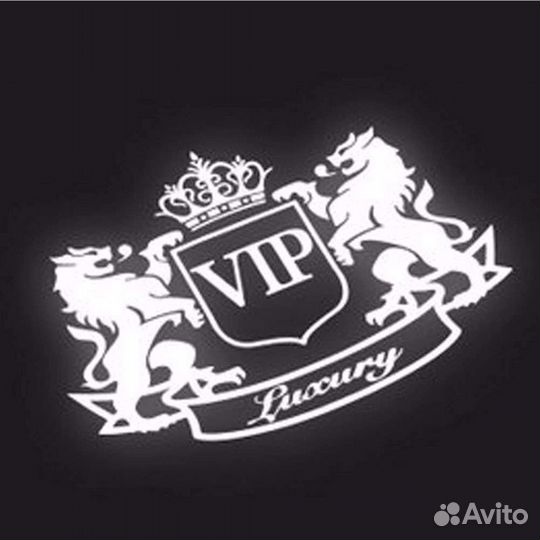 Авто наклейки luxury королевский лев