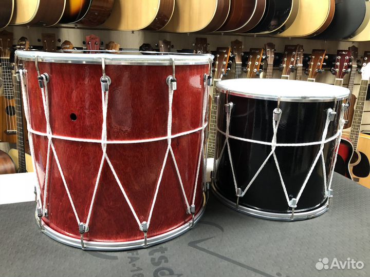 Барабан Кавказкий (дхол), красный 13