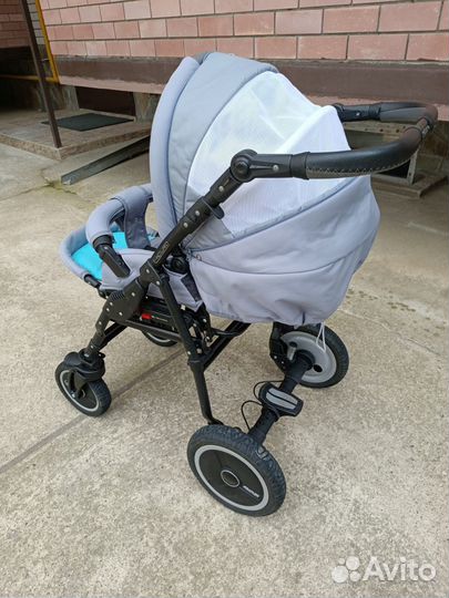 Коляска adamex 3 в 1 бу