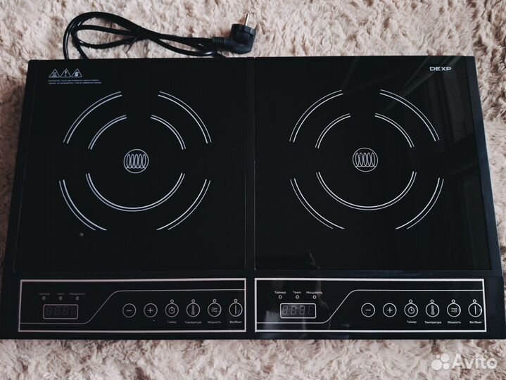 Индукционная плита 2 конфорки