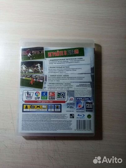 Диск на playstation 4 fifa 09