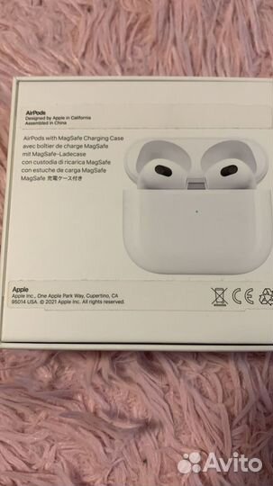 Беспроводные наушники apple airpods 3