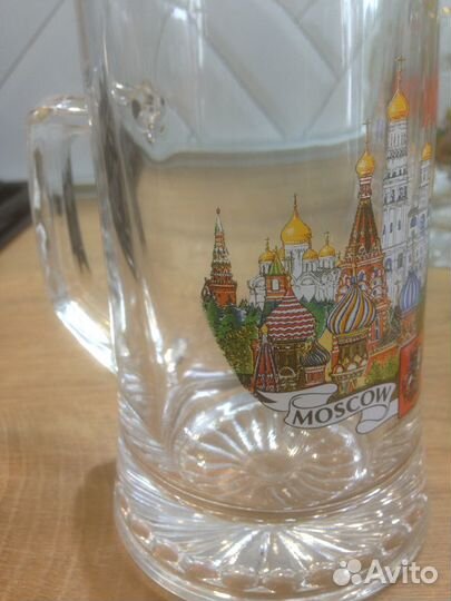 Пивная кружка Москва. Пивной бокал Москва