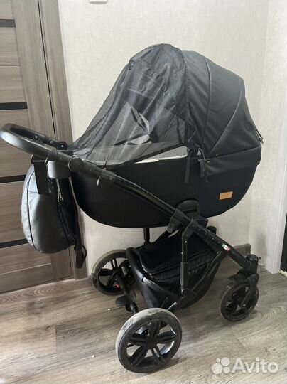 Коляска 2 в 1 эко кожа