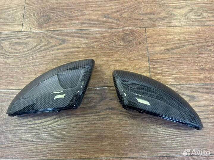 Накладки на зеркала Карбон Mercedes W205 W213 W222