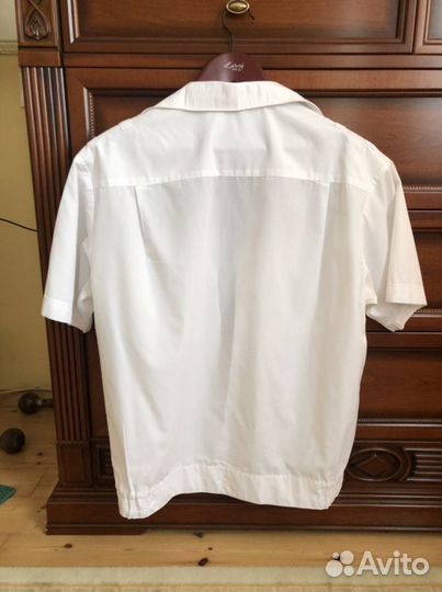 Мужская рубашка белая 46р