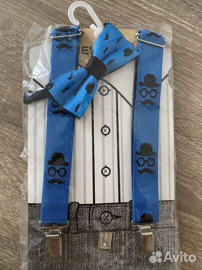 Подтяжки и бабочка