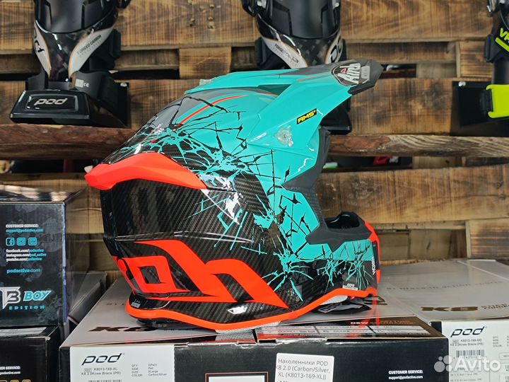 Кроссовый шлем Airoh Strycker Crack