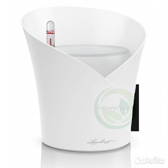 Кашпо Lechuza orchidea белый