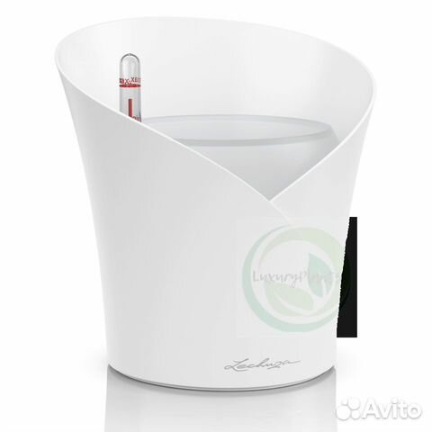 Кашпо Lechuza orchidea белый