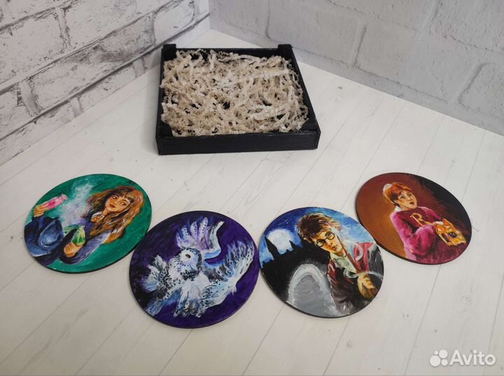 Набор подставок по миру Гарри Поттера