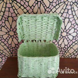 Плетения из бумажной лозы, ручная работа