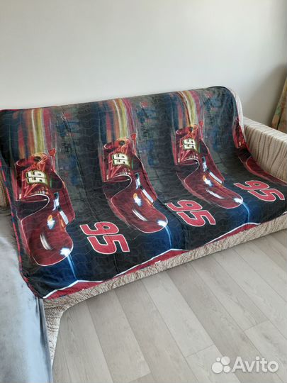 Покрывало одеяло плед Тачки Disney на кровать