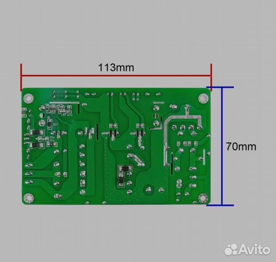 Блок питания dc 35-0-35v 500w