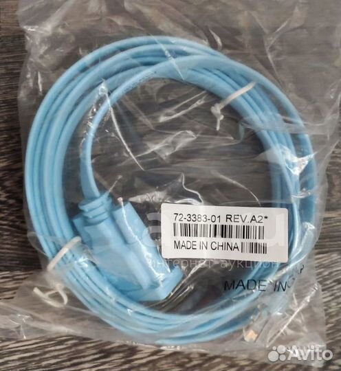 Консольный кабель Cisco DB9 F- RJ45