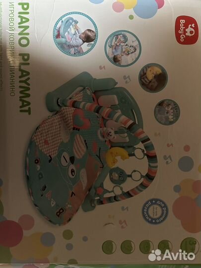 Развивающий коврик с пианино