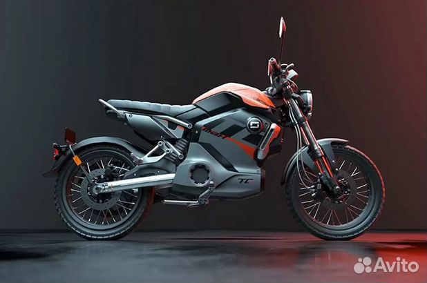 Электромотоцикл Super soco TC Max 2021 на спицах
