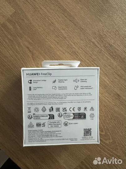 Наушники huawei Freeclip новые