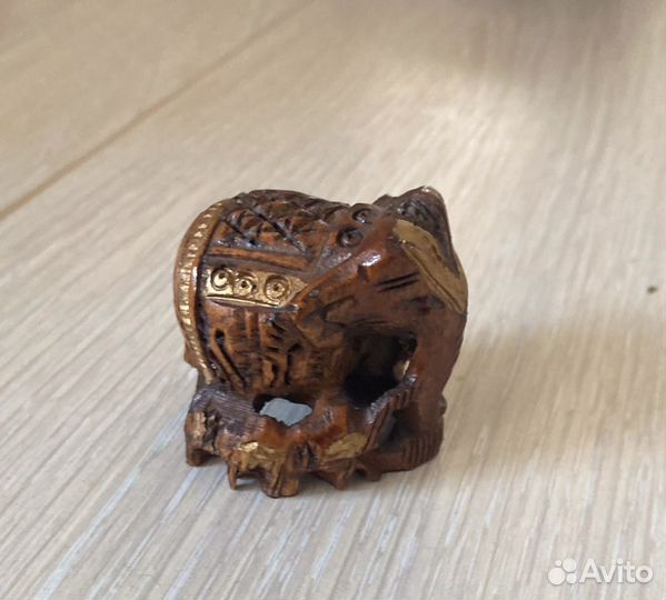 Статуэтка слон натуральное дерево