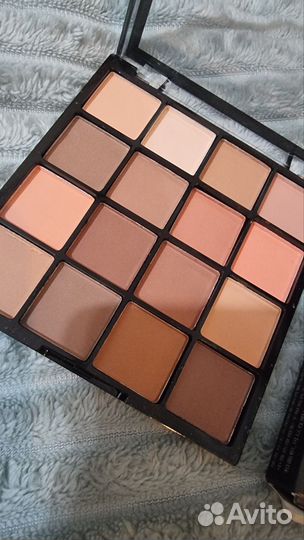Тени для век набор 16 цветов натуральные nude
