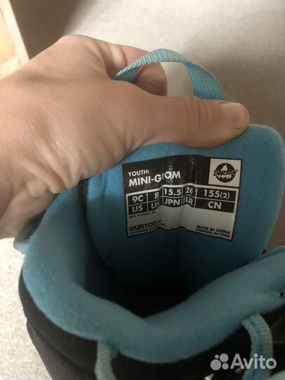 Детские ботинки Burton mini grom 24-26