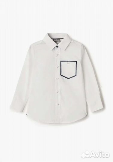 Рубашка белая Gulliver 122