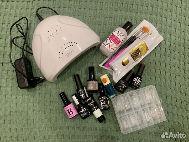 Набор для маникюра, лампа, фреза