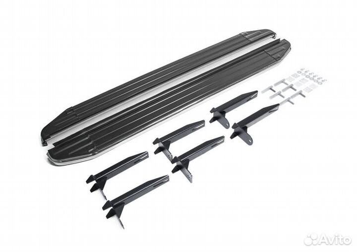 Пороги Подножки Volkswagen Amarok 2010-16 Premium