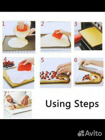 Коврик с бортиками силиконовый