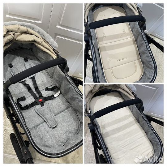 Коляска трансформер 3 в 1 Farfello Aimeli в отличн