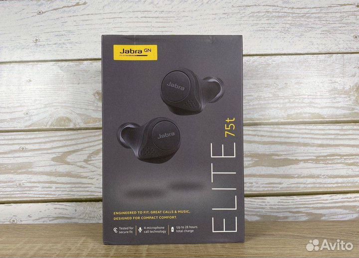 Наушники Jabra elite 75t