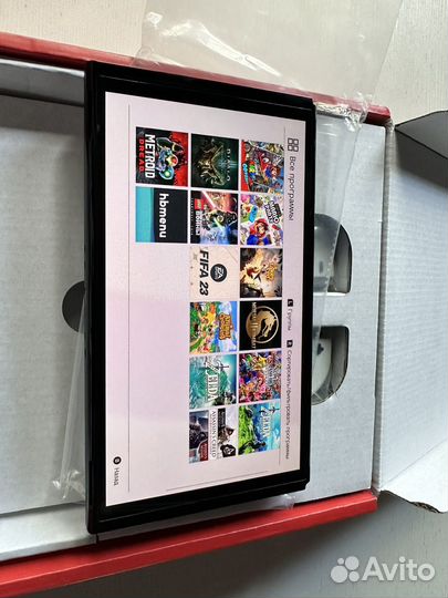 Nintendo Switch Oled 256gb прошитая новая