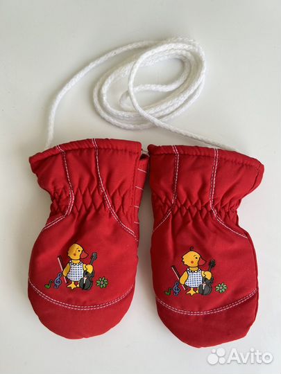 Варежки/краги зимние 6-12 мес, 68-80 см