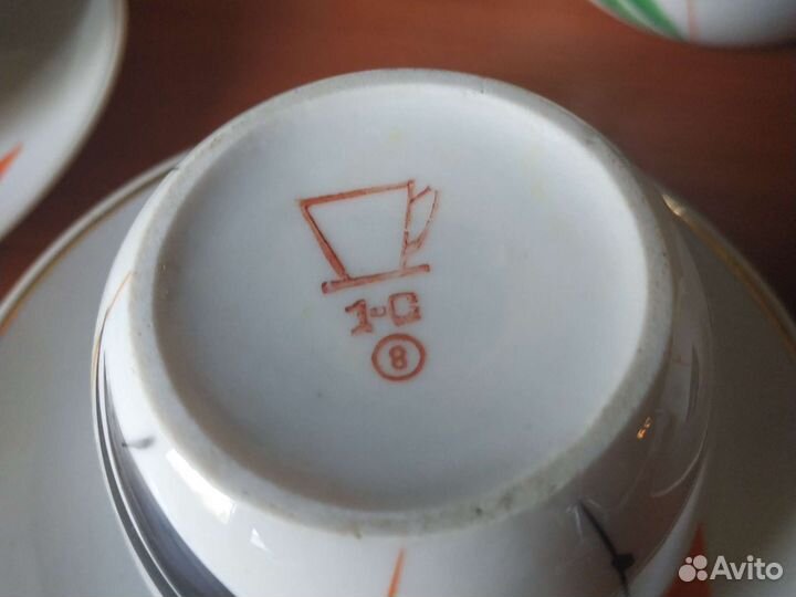 Чайный/кофейный сервиз СССР, винтаж