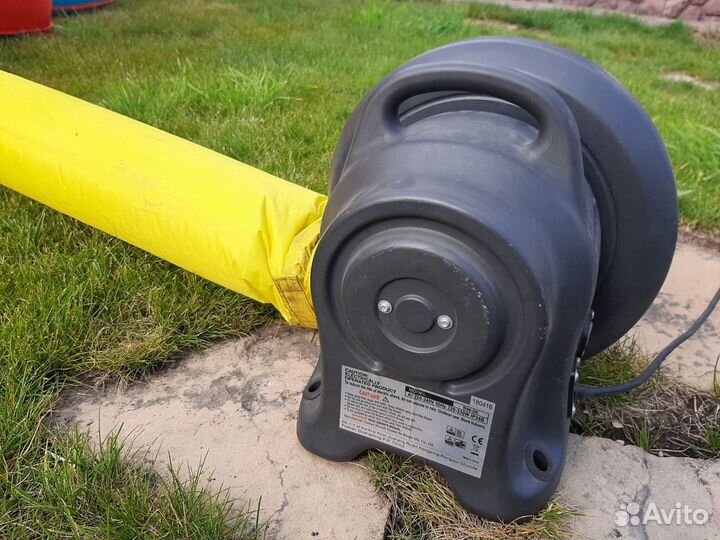 Детский надувной батут с горкой