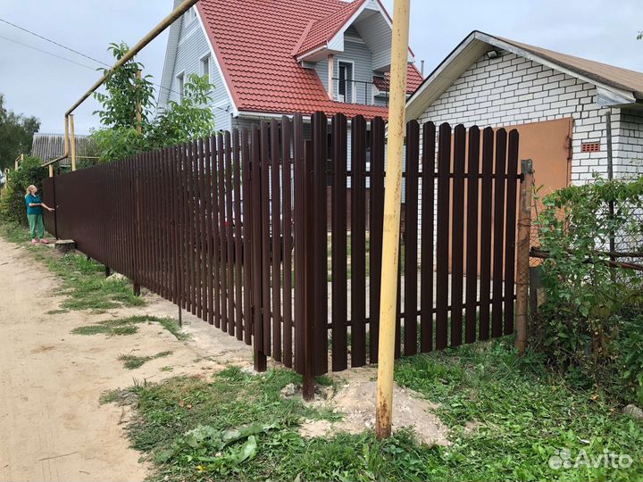 Заборы на заказ штакетник