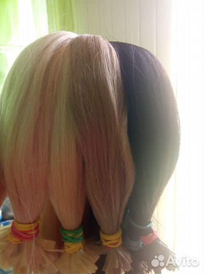 Наращивание волос, теменные накладки