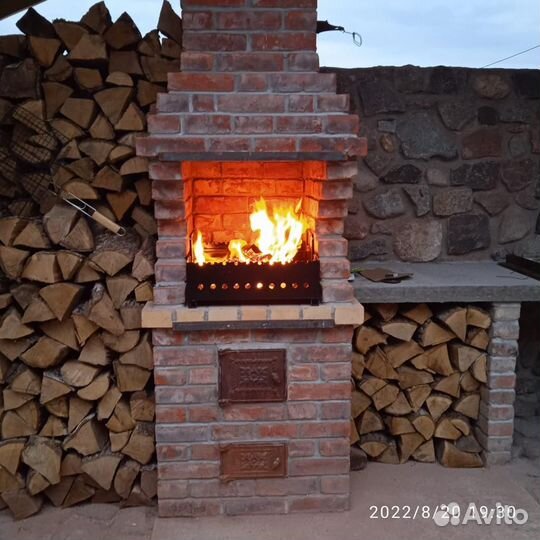 Мангал без ножек под мангальную зону