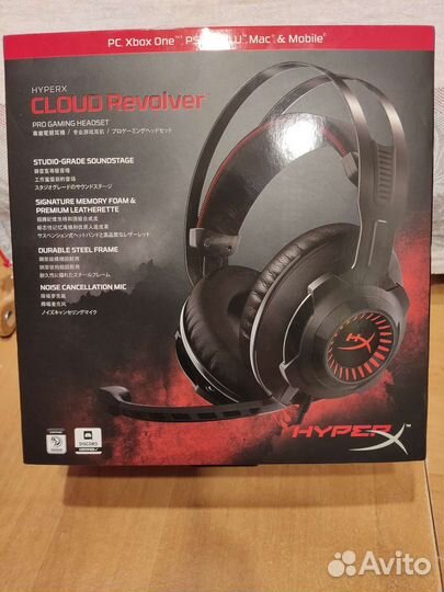 Наушники HyperX Cloud Revolver HX-hscr-BK/AS