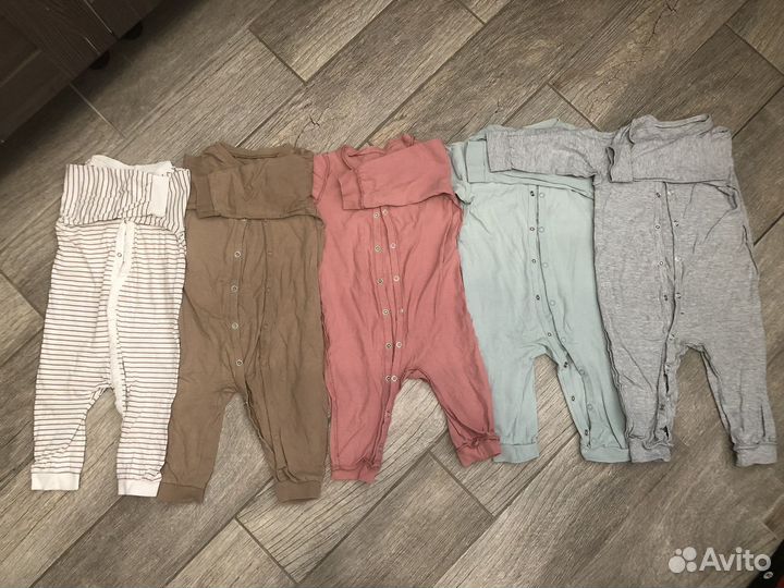 Пакет вещей hm zara + обувь 74-80 для девочки