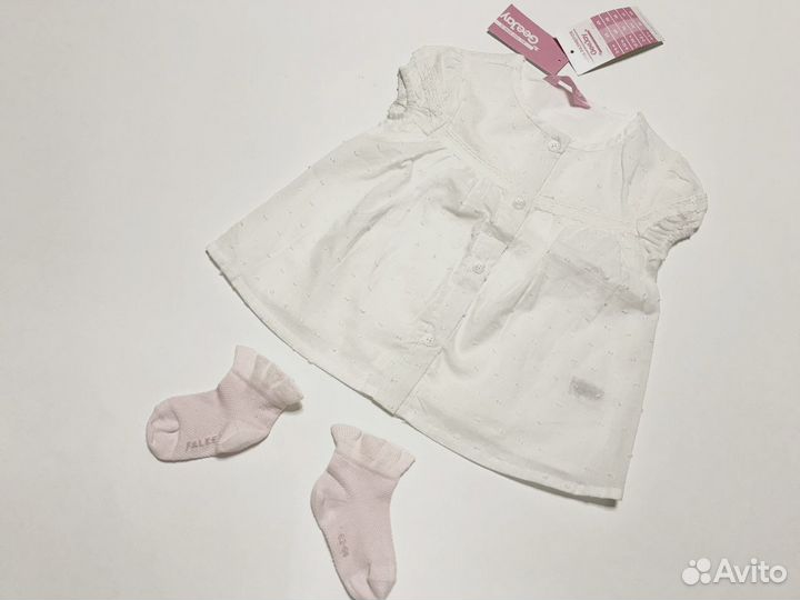 Новая детская брендовая одежда 6-9 мес. Пакетом