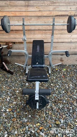 Скамья для жима и пресса бу