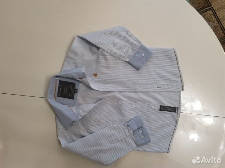 Рубашка с жилеткой и галстуком, р. 110