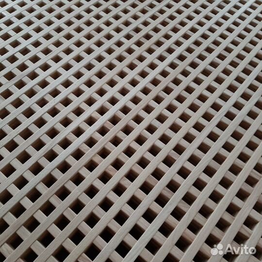 Декоративная решетка, Решетка из дерева