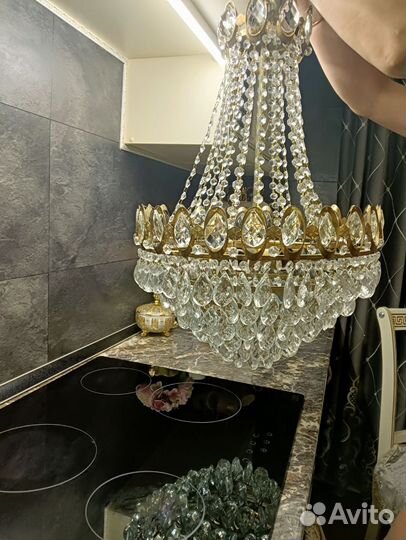 Хрустальная люстра СССР