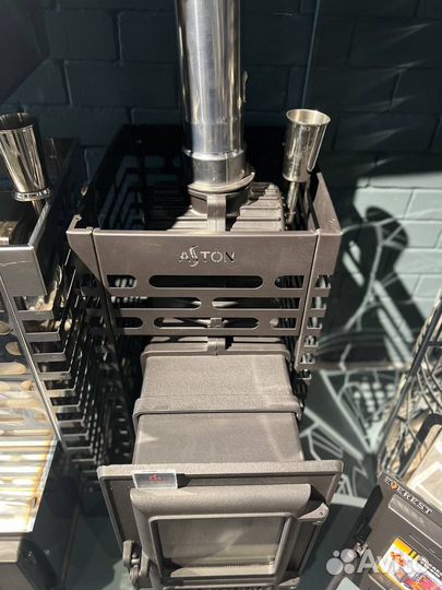 Чугунная печь для бани