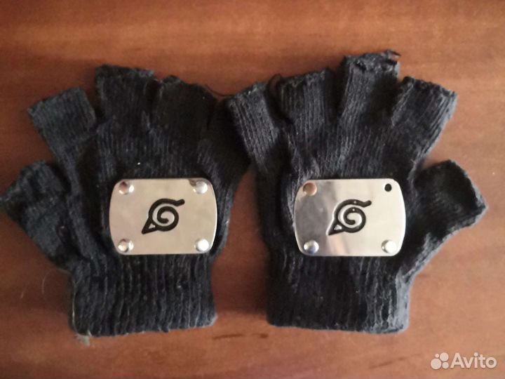 Повязка перчатки и кольцо все из наруто